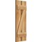 Ekena Millwork Spaced Board-n-Batten Shutters w/Z-Bar, Rough Sawn Western Red Cedar, 11 1/4W x 31H, PR RBS06Z11X031RWR - alternate 3
